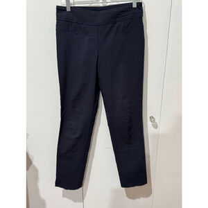 Women's Black stretch pull on ankle Pants Size 10 GUC